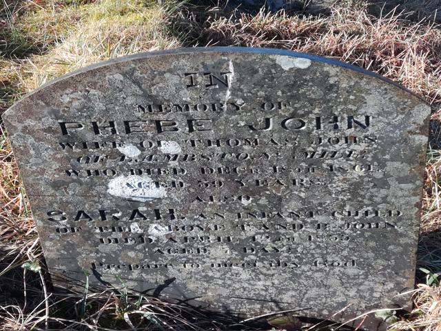 Phebe John Gravestone Lambston Church